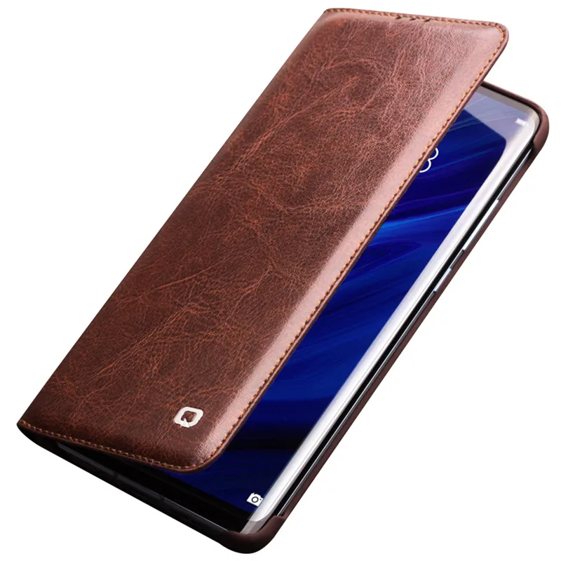 Для huawei mate 30 Pro 5G чехол ультра тонкий ручной работы из натуральной кожи чехол для huawei mate 30 Pro 30Pro 5G LIO-AL00 чехол для телефона - Цвет: Brown