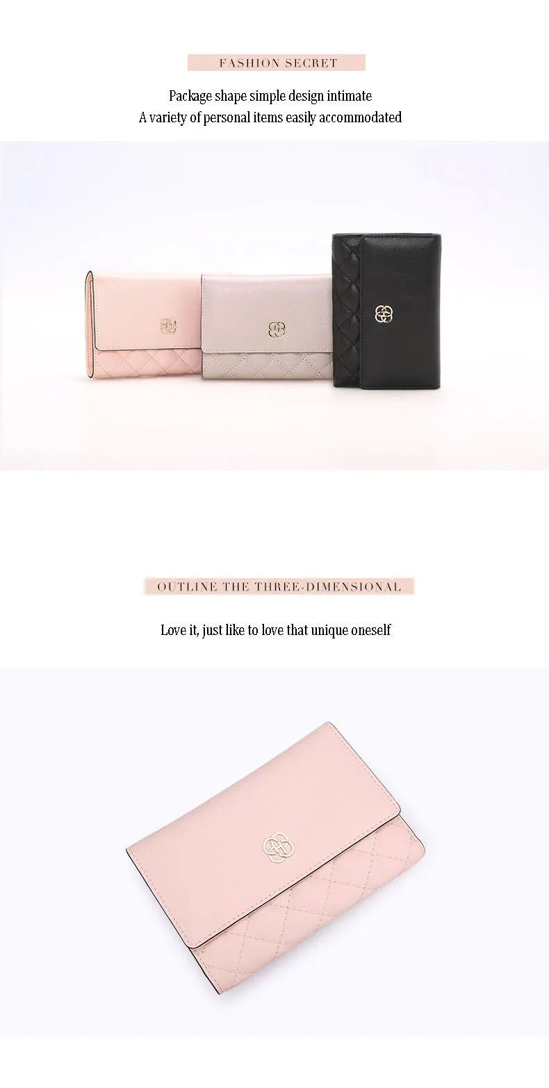 Fashion Brand Women Wallets Purse Wallet Cluthches Clip Coin Card Photo Pocket Shiny Genuine Leather luxury Hand bag For Girls   H10503409_04