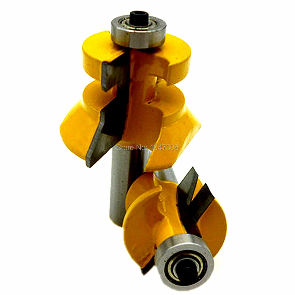 2pcs 1/2" Frame Edge Joint Groove Woodwork Edge Banding Router Bit