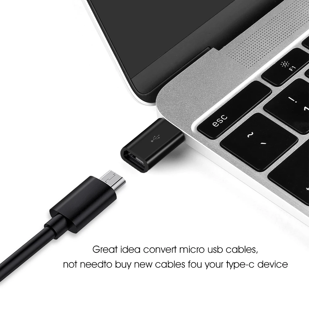 OTG Type C адаптер 56K USB к Micro адаптеры для Macbook Pro Google Sony HTC Huawei Oneplus Nokia USBC|Переходники и