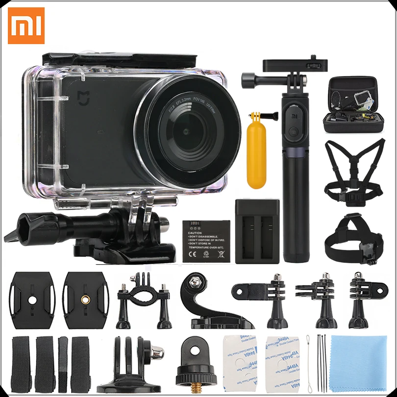 

International version Xiaomi Mi Mijia Sport video camera 4K /30FPS Ambarella A12S75 WiFi underwater cam waterproof Action camera