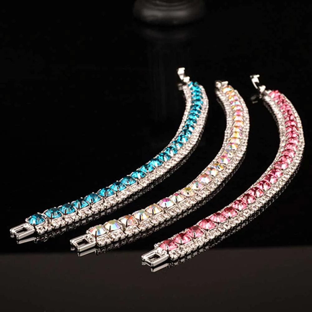 

Luxury Crystal Bracelets Women Crystal Rhinestone Bracelet Fashion Full Rhinestone Jewelry For Women
