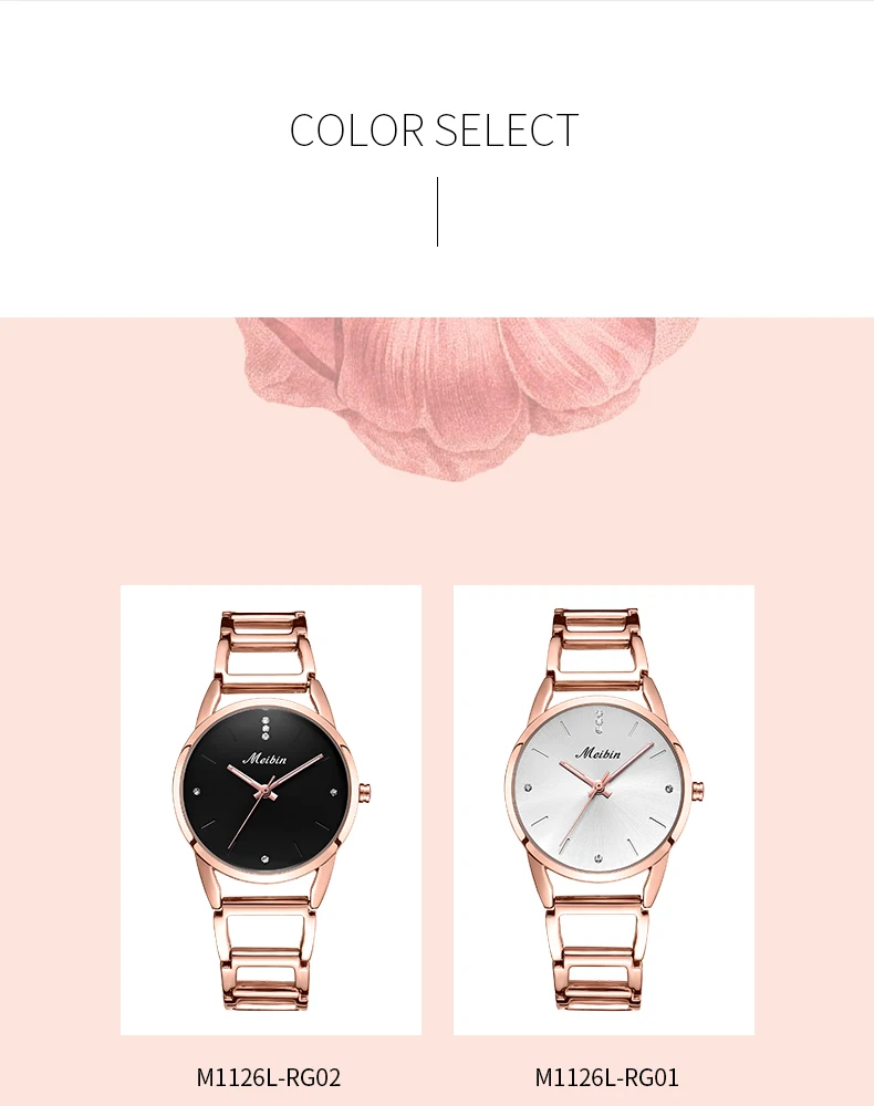 MEIBIN Hot Sale Elegant Women Bracelet Watch Fashion Ladies Quartz Watches Casual Female Wristwatch Montre Femme Gifts 1126