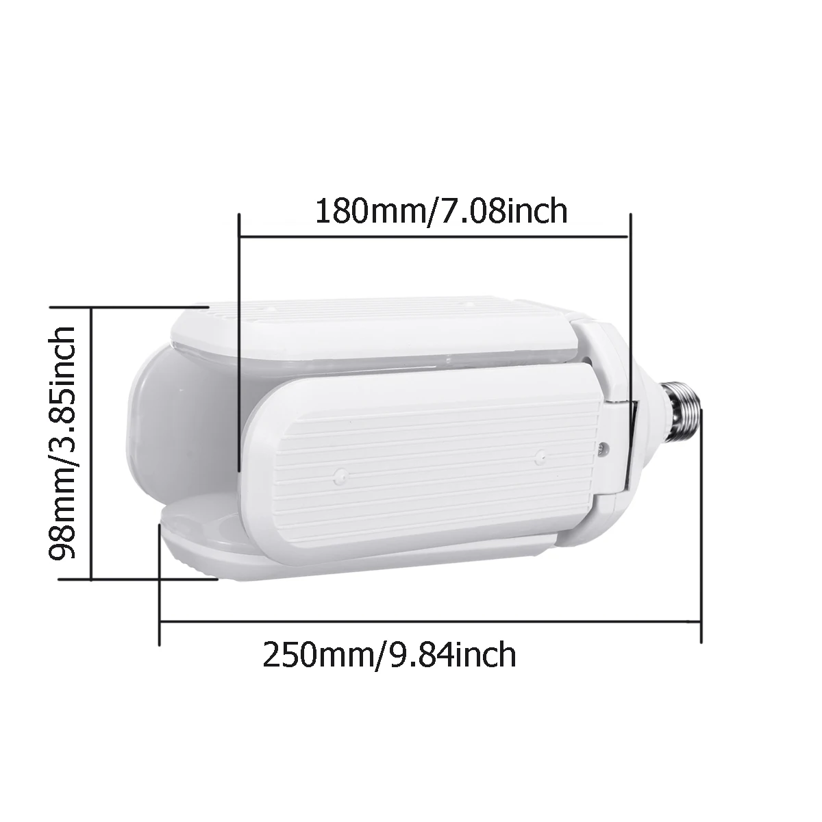 Smuxi SMD2835 26/30/36/45/60W E27 304 светодиодов супер яркий Складной вентилятор угол лезвия Регулируемая потолочная лампа энергосберегающие лампы