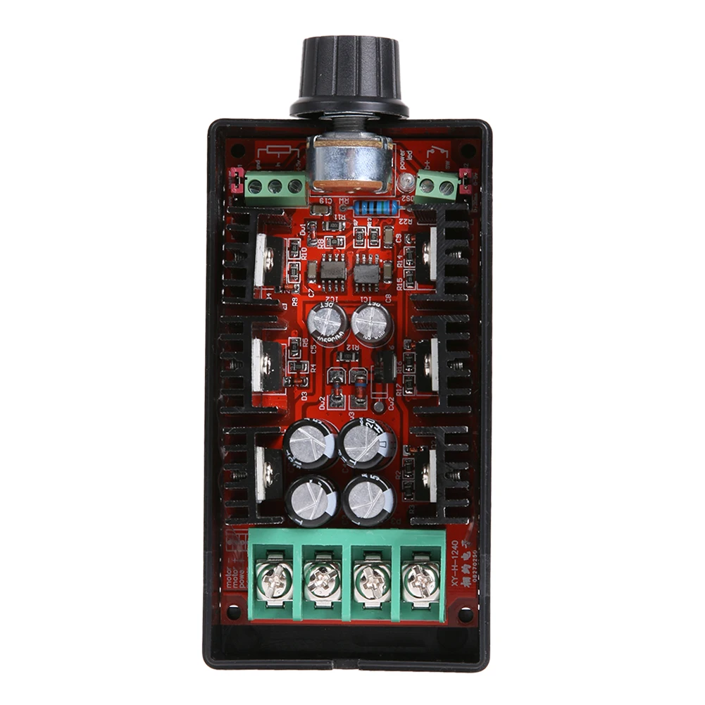 

DC10-40V PWM DC Motor Speed Control Board 1600W 40A Multi-computer fan shunt speed adjustment DC Speed Control Board