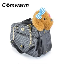 Comwarm прозрачная переноска для кошек и собак, дышащая дорожная сумка для домашних животных, складные дорожные плечевые сумки для щенков, дорожные сумки для переноски