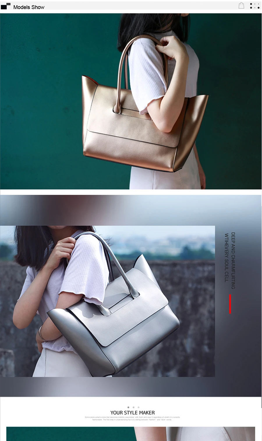 women tote cowhide