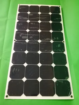 

1x 100W Monocrystalline Solar by mono solar cell factory cheap selling 12V solar panel for RV/Marine/Boat use.