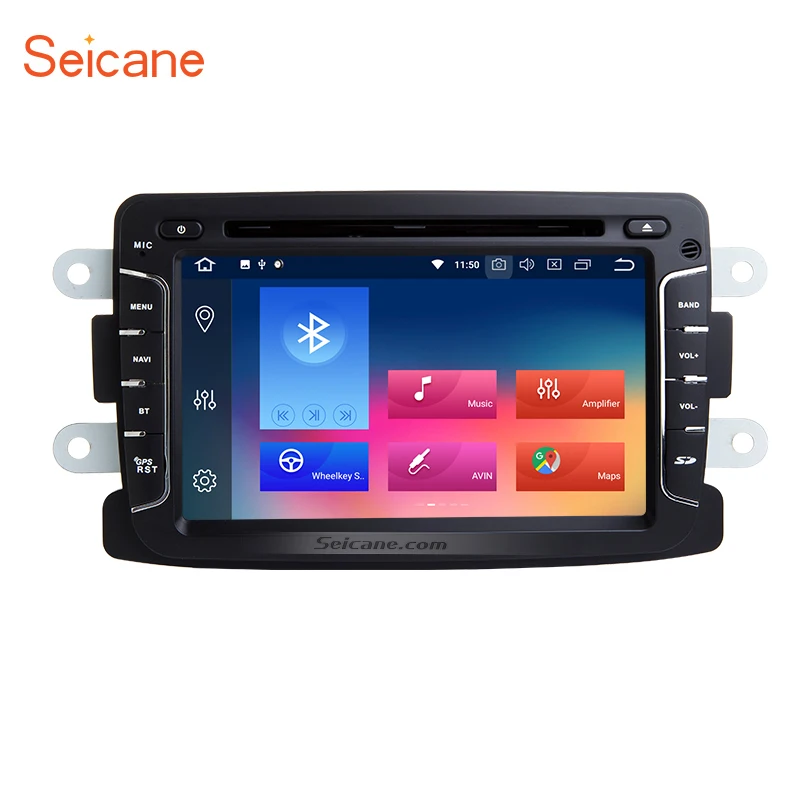 Seicane Android 8 0 7 Inch 1Din Car Radio Stereo font b GPS b font Multimedia