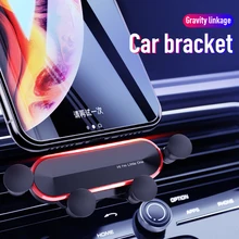 Гравитационный Автомобильный держатель для телефона в автомобиль вентиляционное отверстие Клип держатель мобильного телефона для iPhone XS MAX Xiaomi Mi 9 Нет магнитный держатель для навигатора