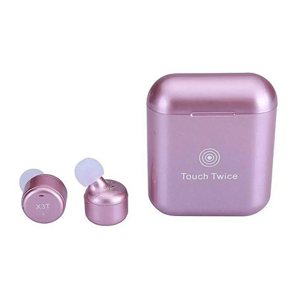 

X3T Touch Button Bluetooth Earphones Wireless With Microphone Mini Headsets Earburds For Sport Charging Room For iPhone Earphone
