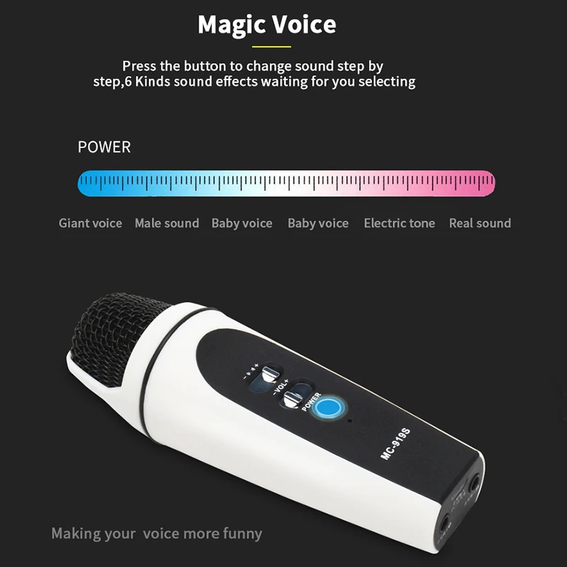 Профессиональный Usb микрофон для смены голоса проводной вокальный караоке Ручной конденсаторный микрофон для записи видео смартфон микрофон