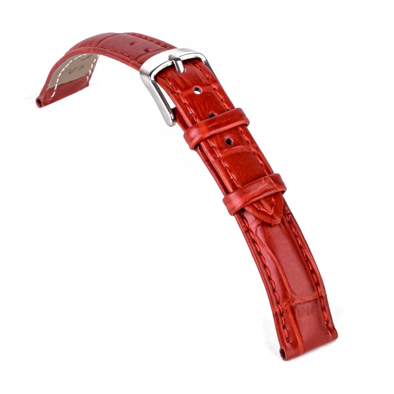 Genuine Leather straps 12mm 18mm 20mm 14mm 16mm 22mm Wristwatch Band watch accessories candy colorful Watchband