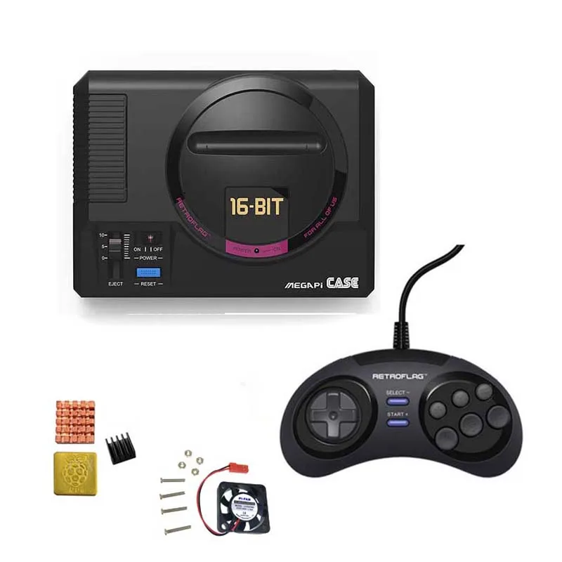 

Retroflag MEGAPi Case / Game Controller Functional Button for Raspberry Pi 3 B Plus (3B+) / 3B / 2B