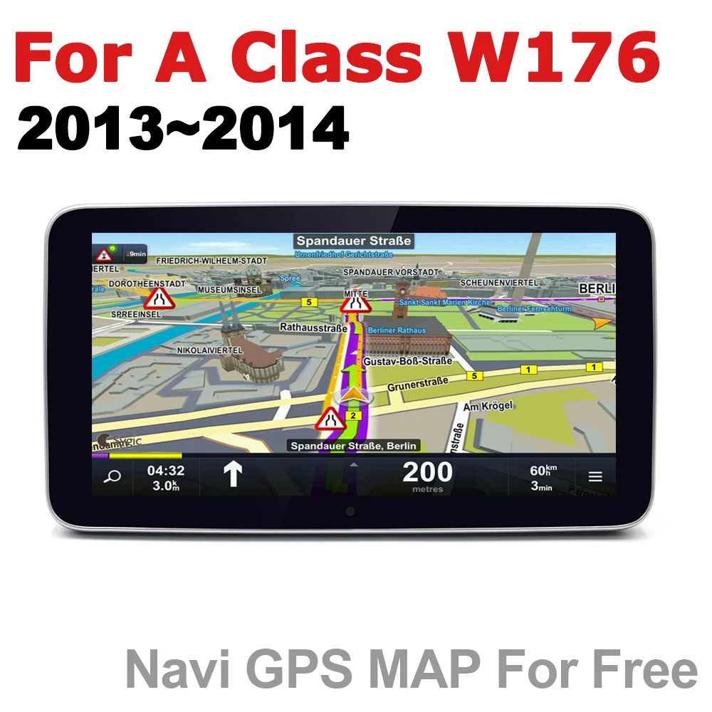 Flash Deal Android 7.0 up Car Multimedia player For Mercedes Benz A Class W176 2013~2014 NTG WiFi GPS Navi Map Stereo Bluetooth 1080p 4