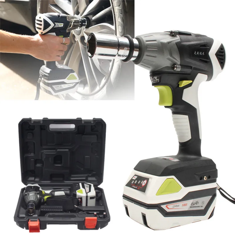 

3-speed Torque Adjustment Lithium Recharge Wrench Installation Power Tools 21V Brushless Cordless Electric Wrench With Light