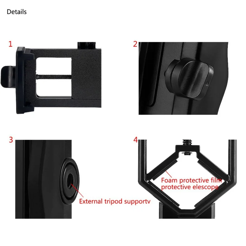 Адаптер для камеры мобильного телефона универсальный адаптер для бинокль; монокуляр, телескопы высокого качества