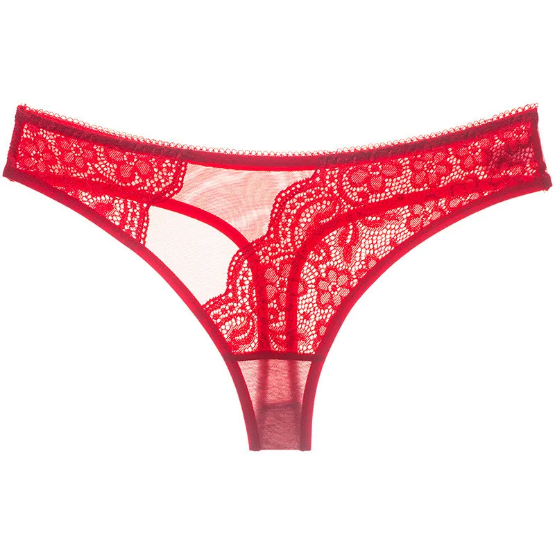 Women Seamless Briefs Sexy Lace Womens Panties Underwear Lingerie Transparent G String Thong Plus Size Women Sexy Thongs 10 (6)