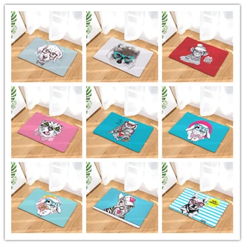 

Nordic style Animal mat bedroom rug kitchen bathroom mat rectangular door mat