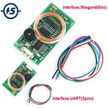 5 V 13,56 MHz 125 KHz ISO14443A двухчастотный Wiegand Reader RFID беспроводной модуль для IC/ID/карточка Mifare