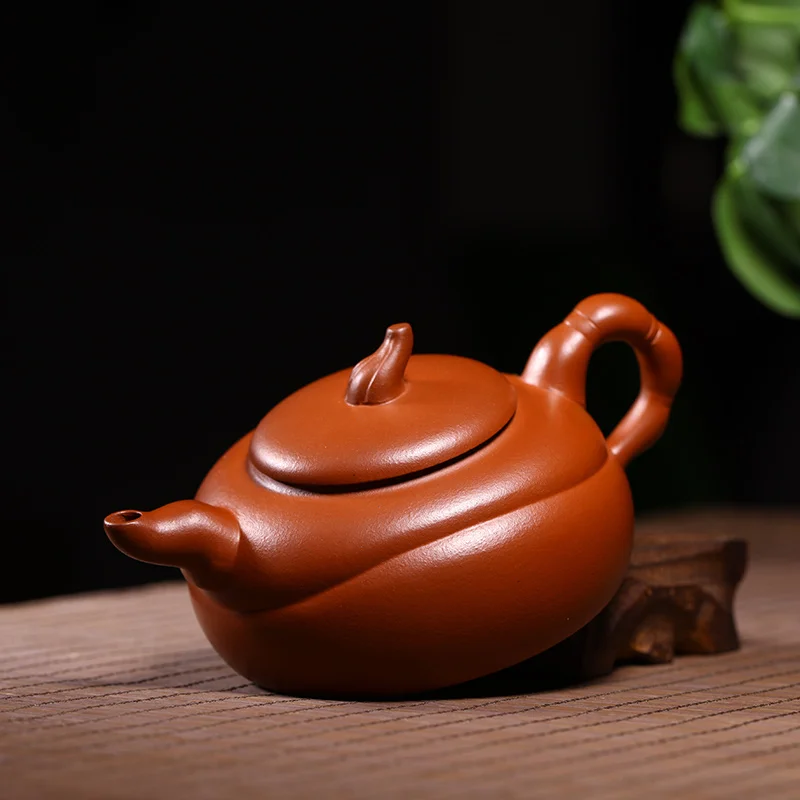 240ML Authentic Yixing Purple Clay Teapot for Office Teaware Handmade