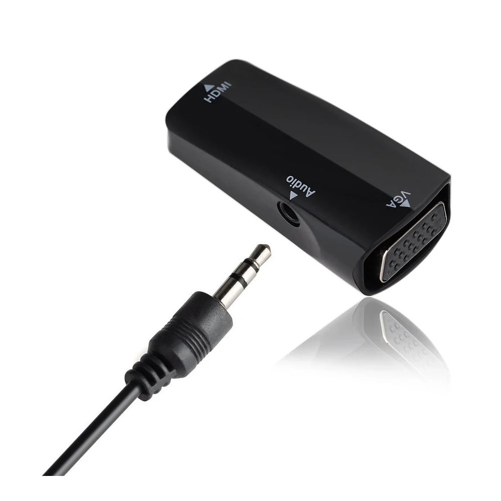 Топ HDMI Женский ПК VGA потоковый медиаплеер 3 5 мм Подключение портативного