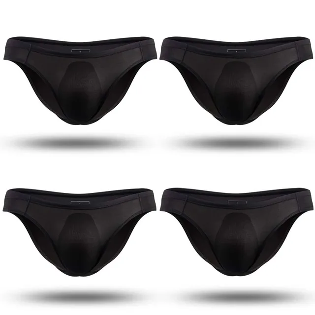Brand 4Pcs/lot mens underwear briefs men solid shorts sexy male soft