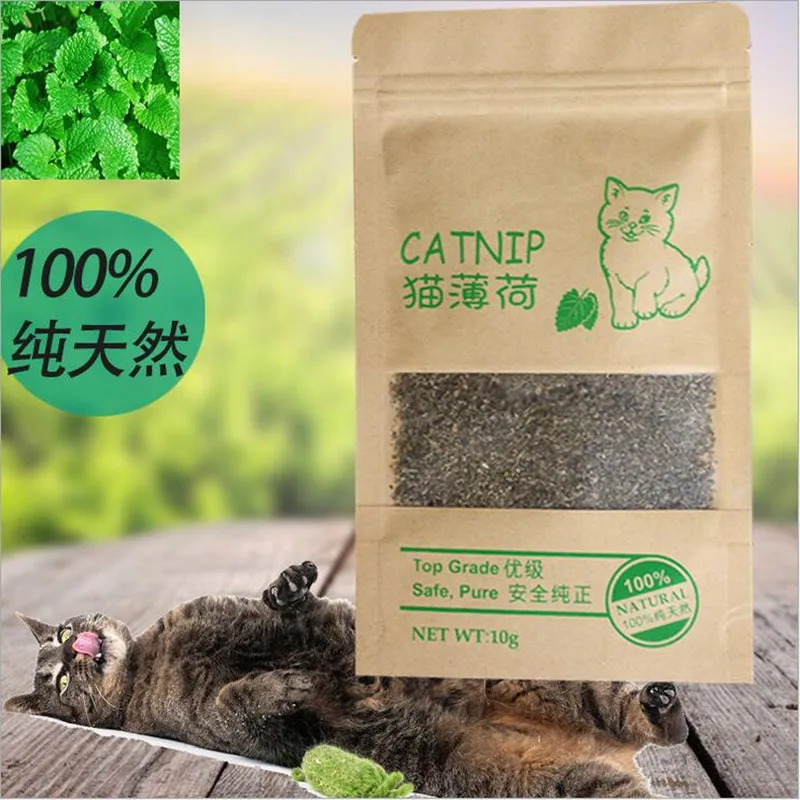 100 Natural Premium Catnip Catmint Menthol Flavor Cat Treats Funny