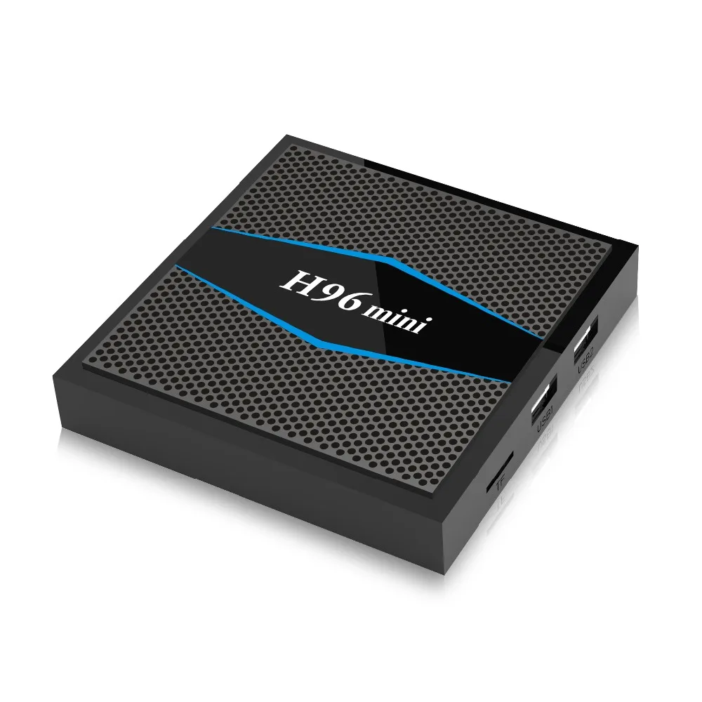 H96 Мини tv box для android 7,1 2 ГБ 16 ГБ Amlogic S905W 4 ядра tvbox WiFi Media Player H96mini смарт- top box tv