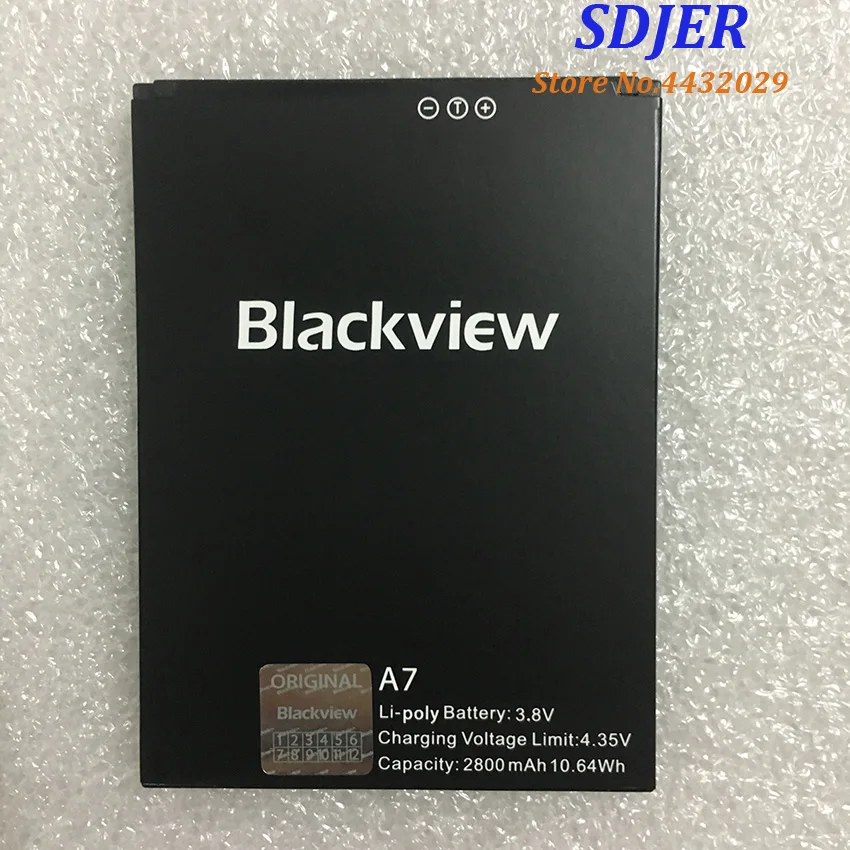 

100% New Blackview A7 Battery 2800mAh Back Up Battery Replacement For Blackview A7 Dual Smart Phone