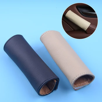 

DWCX Car Interior Leather Door Panel Pull Handle Trim Cover Sleeve Protector Fit For BMW 5 Series F10