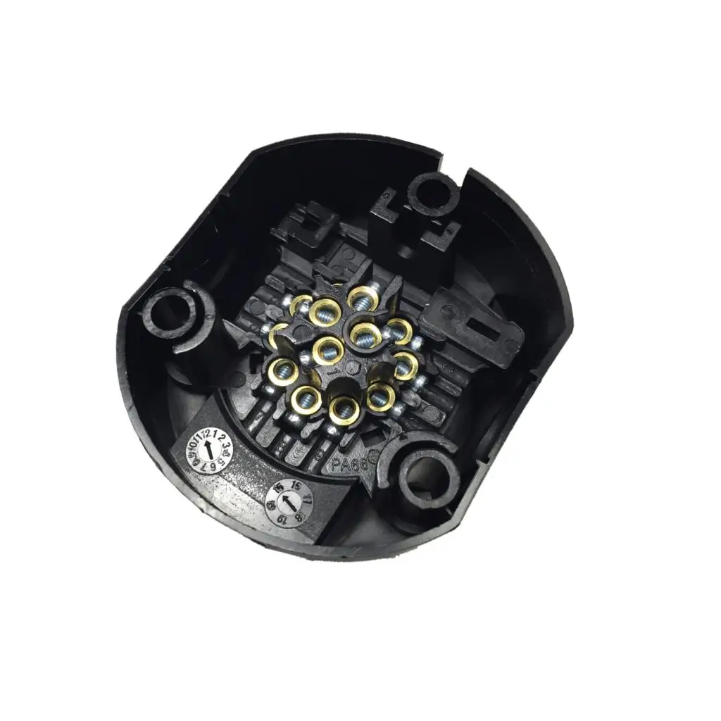 1x 12V 13 Pin Plastic Trailer Socket Boat Trailer Accessories- 13 Pin way core pole Caravan Connector adapter RV Accessories