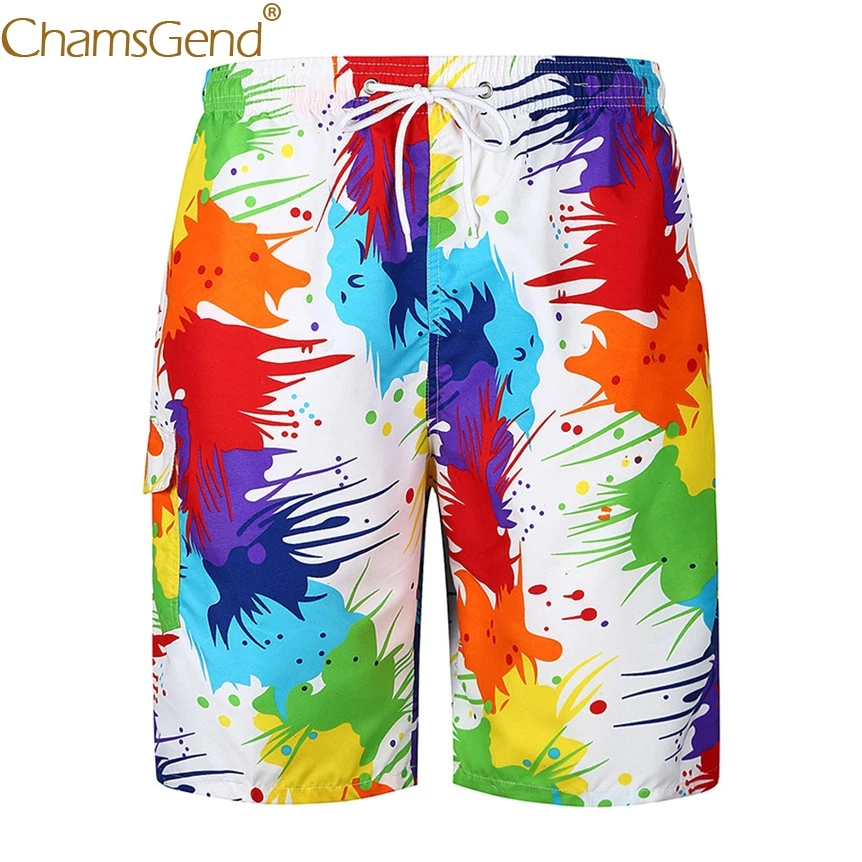 Mens Black Clover Swim Trunks 3D Drawstring Beach Board Shorts Quick Dry Bathing Suitsr Running Board Shorts