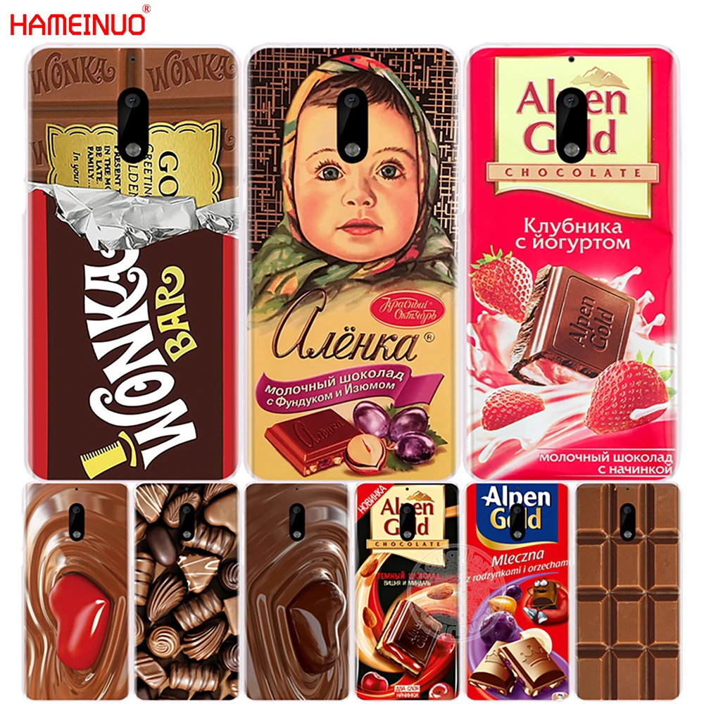 

HAMEINUO alenka bar wonka chocolate cover phone case for Nokia 9 8 7 6 5 3 Lumia 630 640 640XL 2018