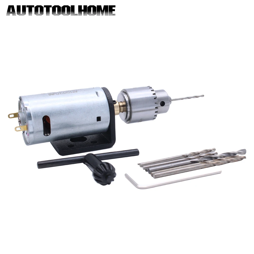 Buy Mini Hand Electric Drill Set DC 12V Motor with 0.3