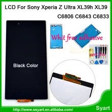 For Sony Xperia Z Ultra XL39h XL39 C6806 C6843 C6833 LCD display touch screen with digitizer