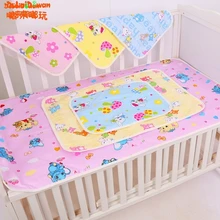 Детский портативный складной моющийся Пеленальный Коврик для младенцев милый водонепроницаемый матрас детские игровые коврики подушки Многоразовые пеленки