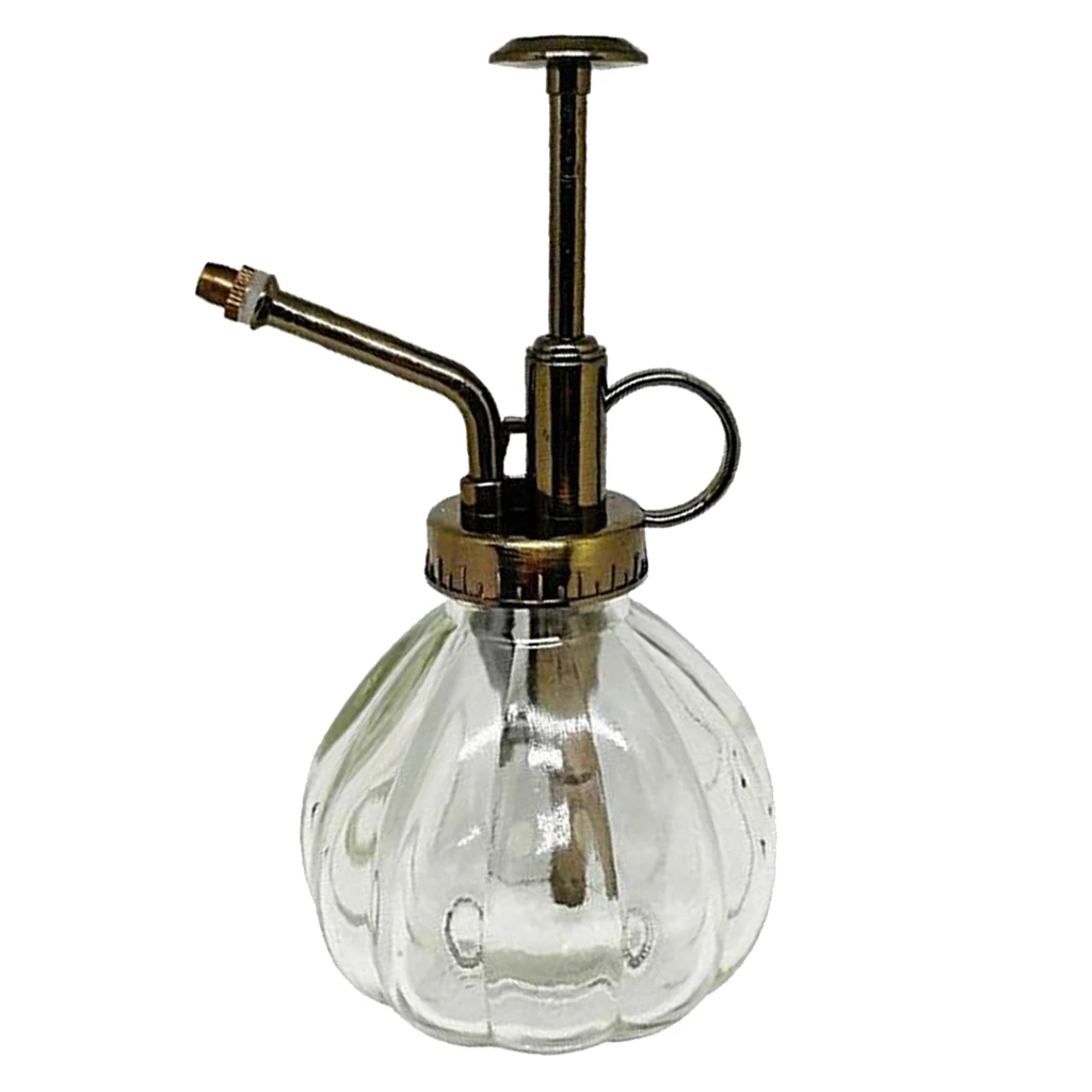 Glass Watering Can Vintage Sprayer Pressure Spray Bottle for Gardening Plant Flower Watering Tools