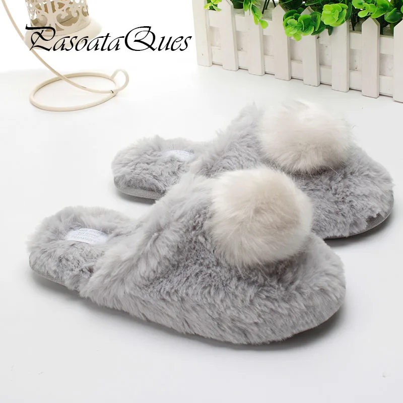 New Cotton Cute Home Slippers Women Indoor Shoes For Bedroom Adult ...