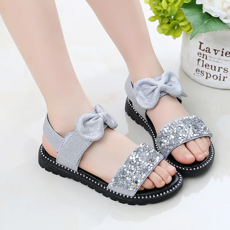 Fashion Sequins Girls Sandals Summer New Leather Kids Sandals for Girls Princess Shoes Soft Bottom Comfort Children Beach Shoes Fashion Sequins Girls Sandals Summer New Leather Kids Sandals for Girls Princess Shoes Soft Bottom Comfort Children Beach Shoes