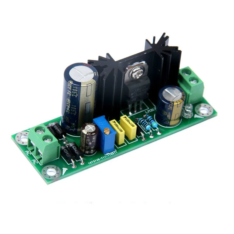 AIYIMA LM317 блок питания с положительным выпрямительным фильтром переменный ток в