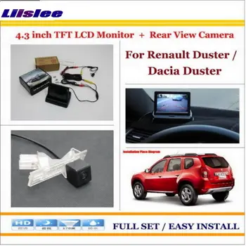 

Auto Camera For Renault Duster Dacia Duster Car 4.3" Color LCD Screen Monitor Rear Back Up Camera Park Parking System