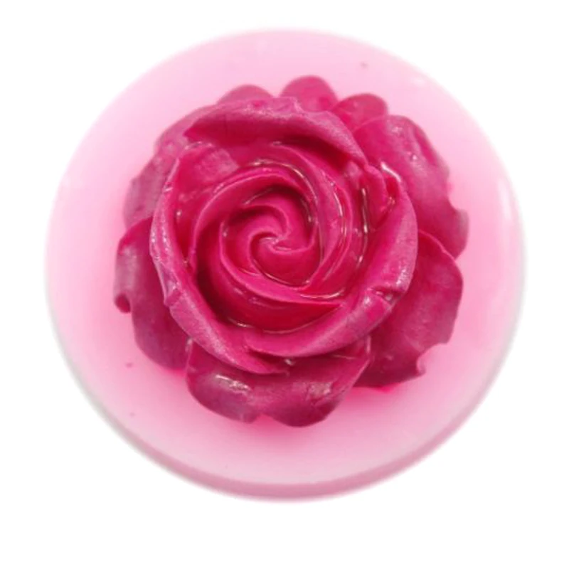 3D цветок розы силиконовая форма для выпечки торта шоколадного печенья сахарного мыла резак DIY формы для выпечки Инструменты