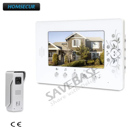 

HOMSECUR 7" Video Door Entry Phone Call System with Russian Delivery+One Button Unlock for Home Security