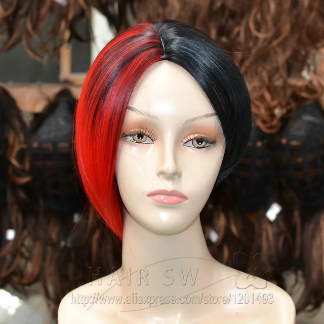 sale short red bob