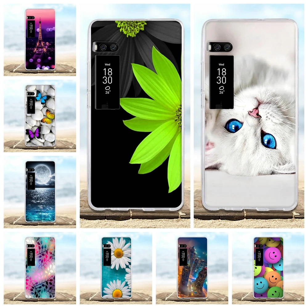 Для Meizu Pro 7 Plus Cass 3D Cute Cat Fundas Coque для Мягкий чехол телефона TPU силиконовые сумки PRO7 |