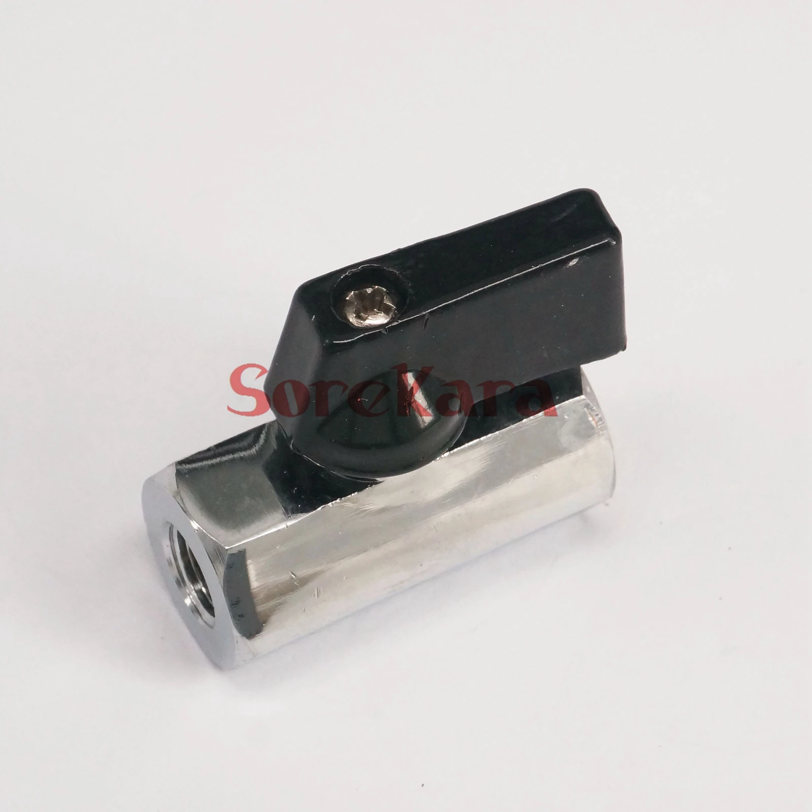 

Chrome Plated Mini Brass Ball Valve 1/8" BSP Female to 1/8" BSP female Thread