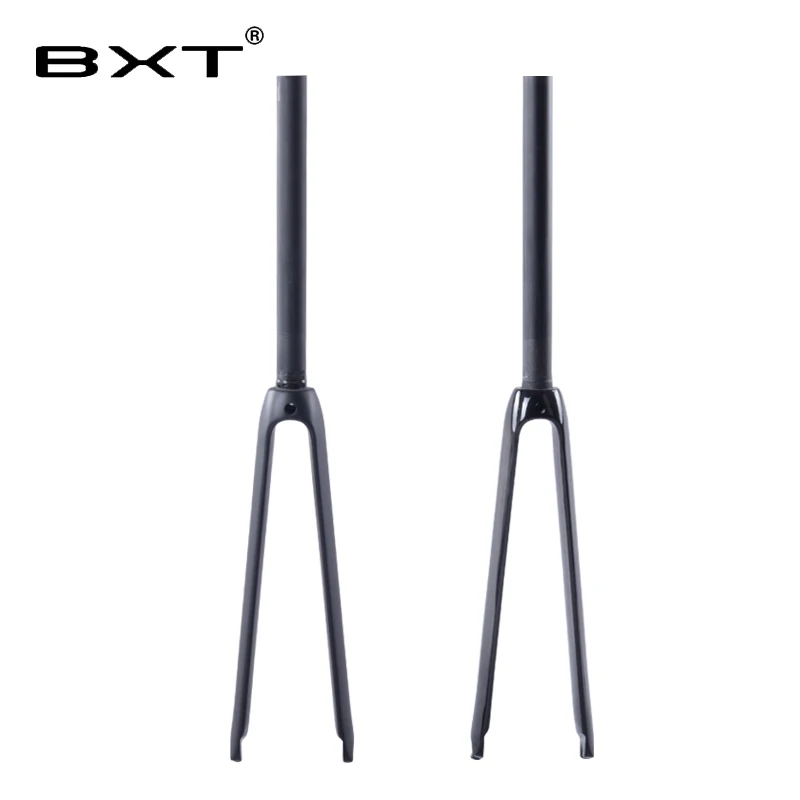 BXT carbon road Bike fork полностью углеродное волокно 700 * 23C 1 1/8 в тормоза UD черные