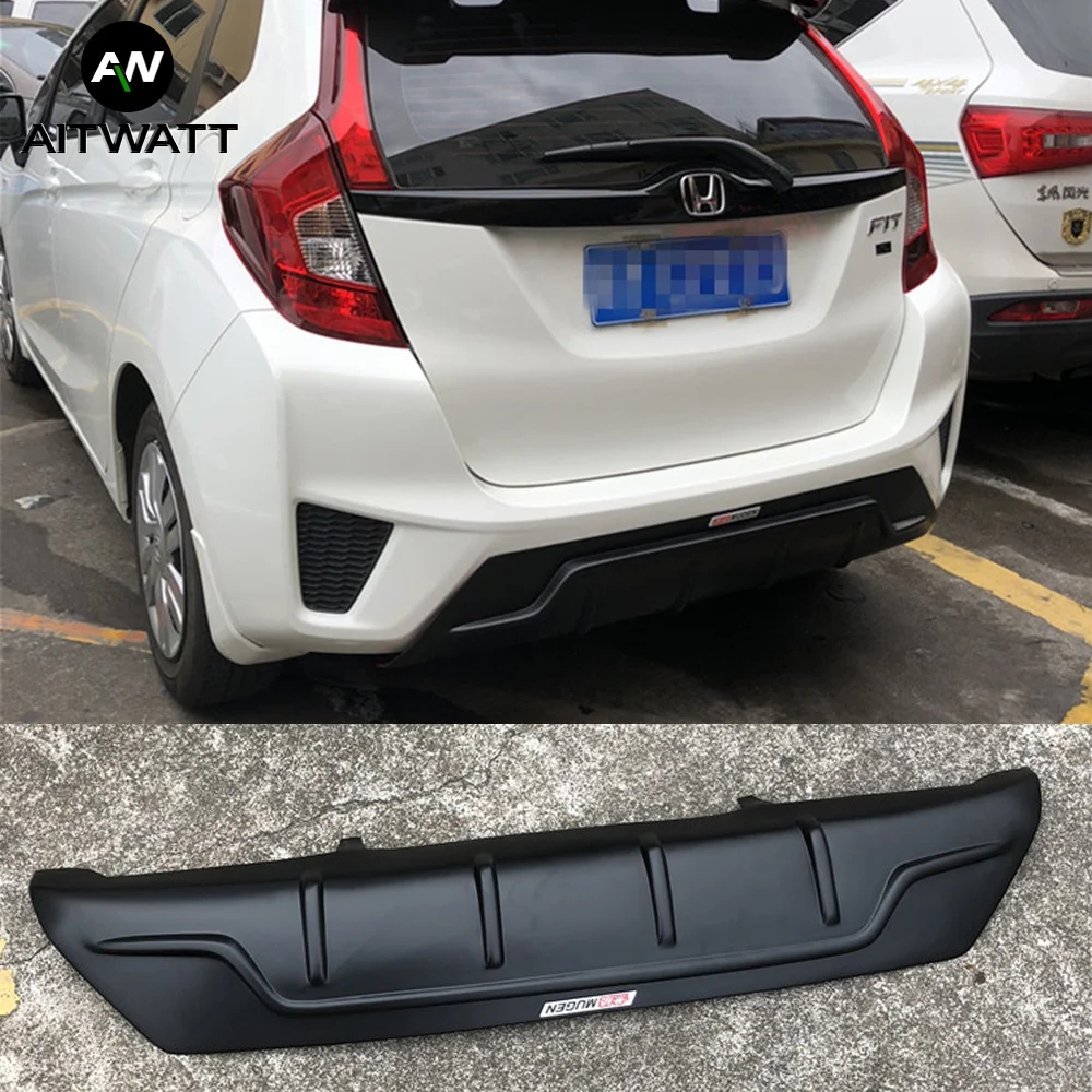 For Honda Fit Jazz 2014 2015 2016 2017 High Quality PU Rear Spoiler