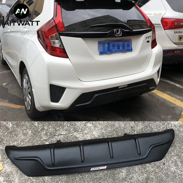 For Honda Fit Jazz 2014 2015 2016 2017 High Quality PU Rear Spoiler